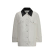 Givenchy Denim Jacket With Leather Collar Givenchy