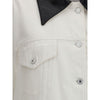 Givenchy Denim Jacket With Leather Collar Givenchy