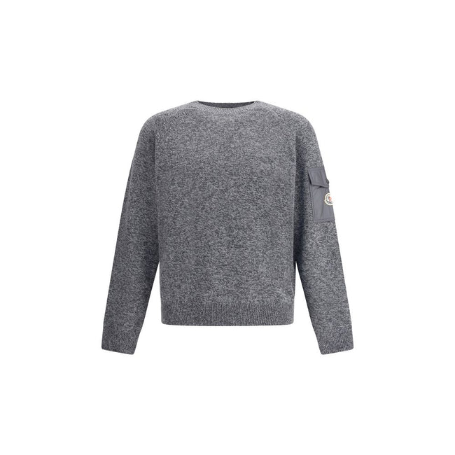 Moncler Wool mouliné and cashmere Sweater Moncler