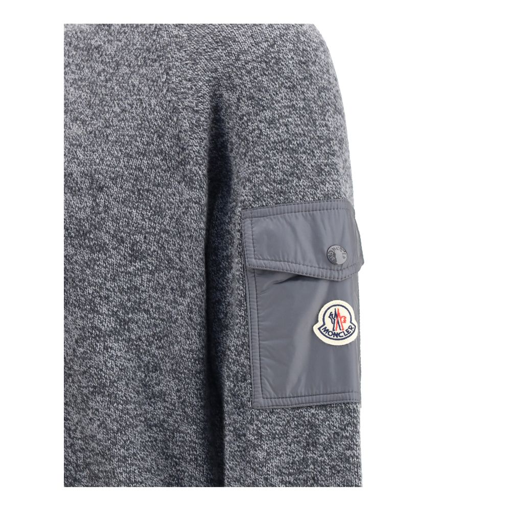 Moncler Wool mouliné and cashmere Sweater Moncler