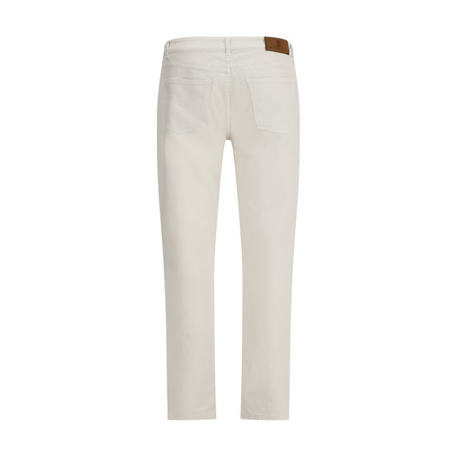 Brunello Cucinelli Cotton slim Jeans Brunello Cucinelli