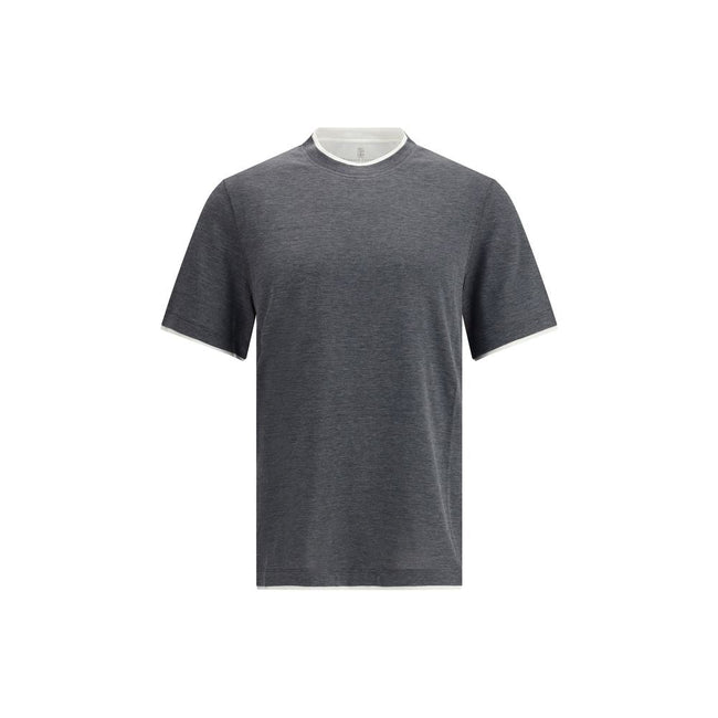 Brunello Cucinelli Silk T-Shir Brunello Cucinelli
