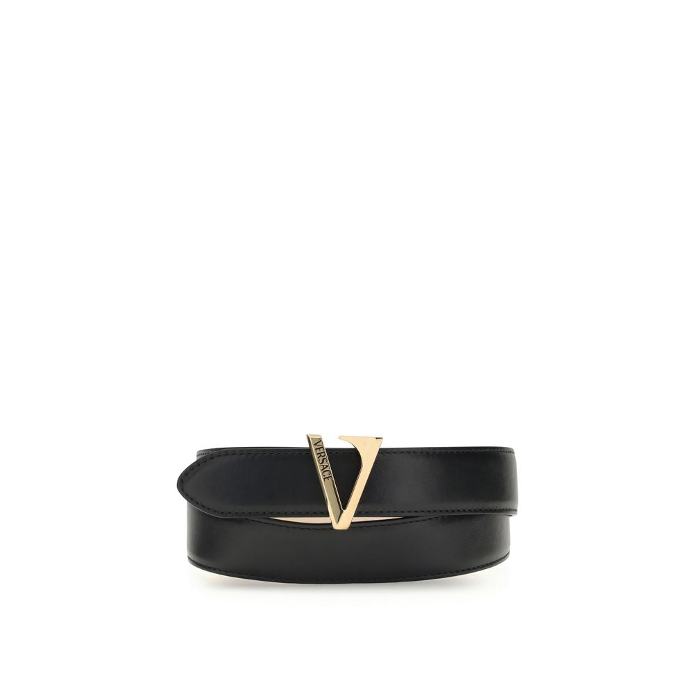 Versace Calfskin V Belt Versace