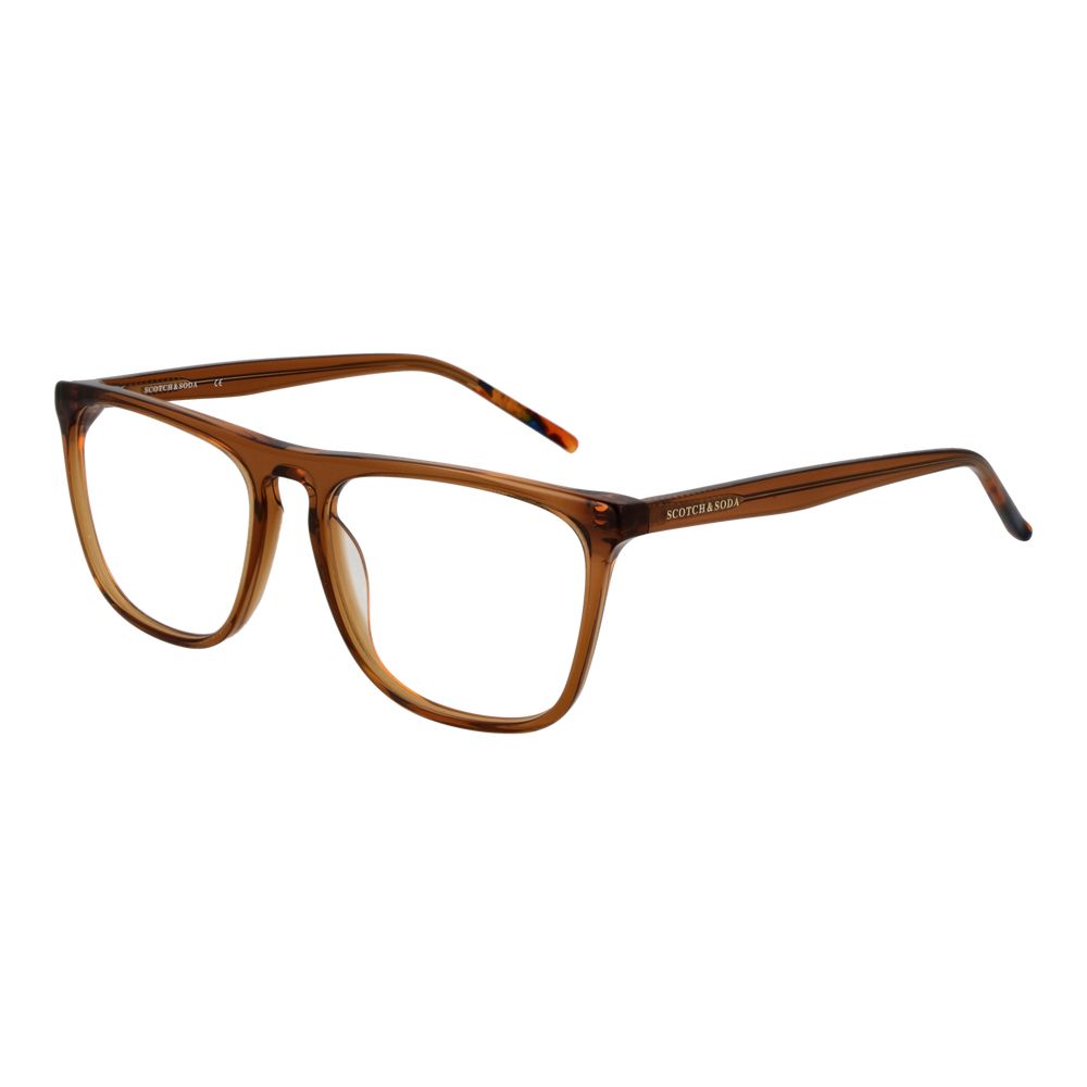 Scotch & Soda Brown Men Glasses Frame Scotch & Soda