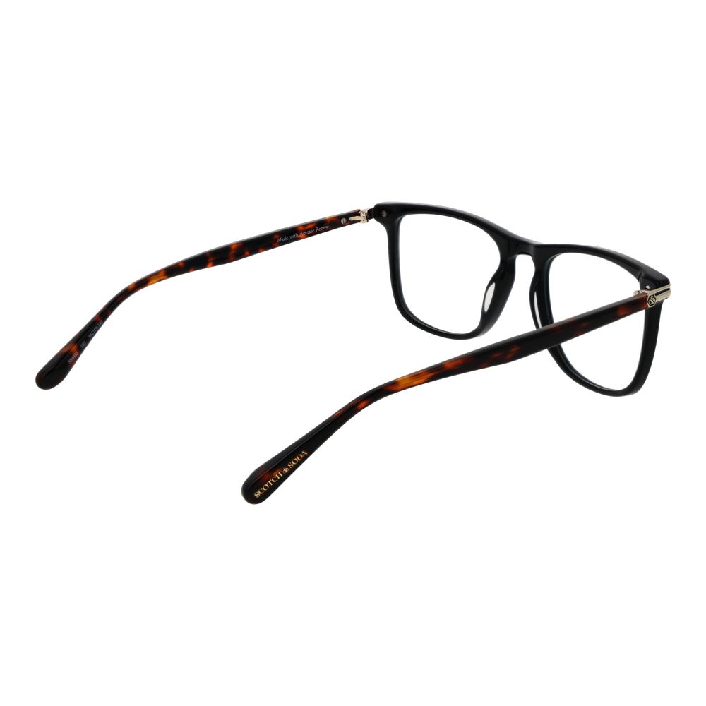 Scotch & Soda Black Men Glasses Frame Scotch & Soda