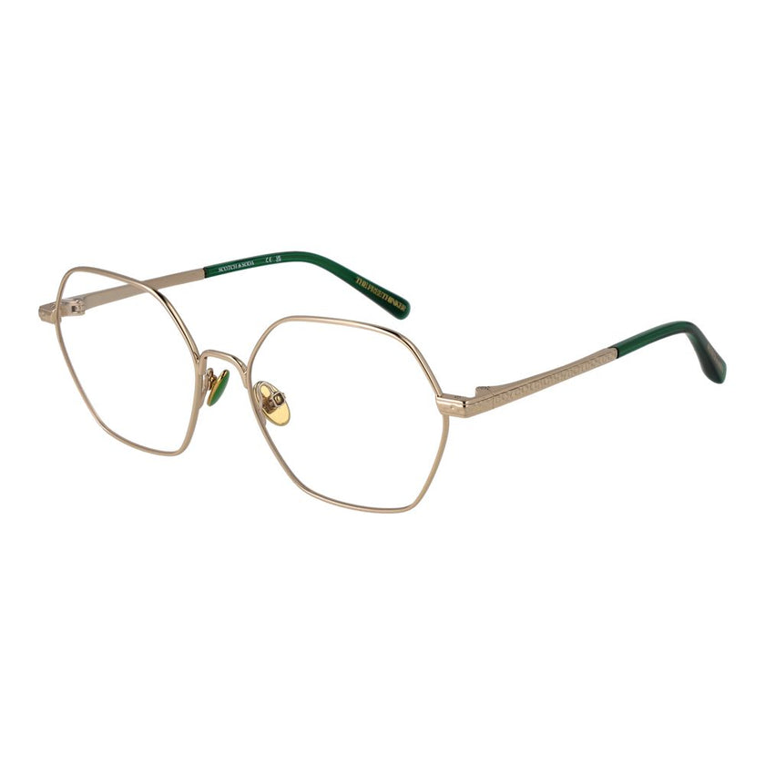 Scotch & Soda Gold Metal Glasses (Frames) Scotch & Soda