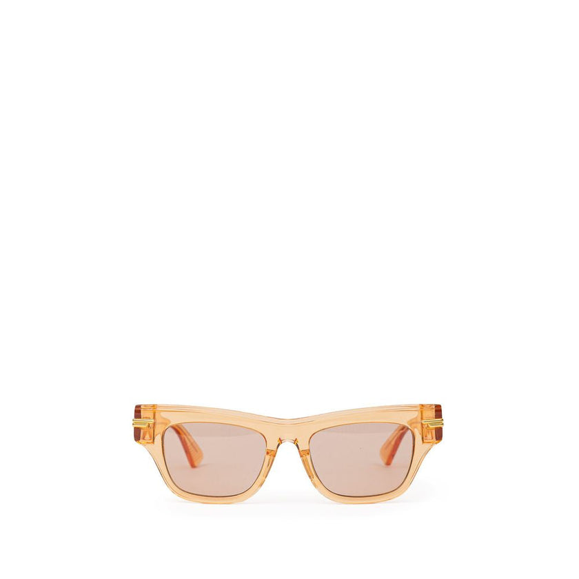 Bottega Veneta Orange Acetate Sunglasses Bottega Veneta