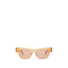 Bottega Veneta Orange Acetate Sunglass Bottega Veneta