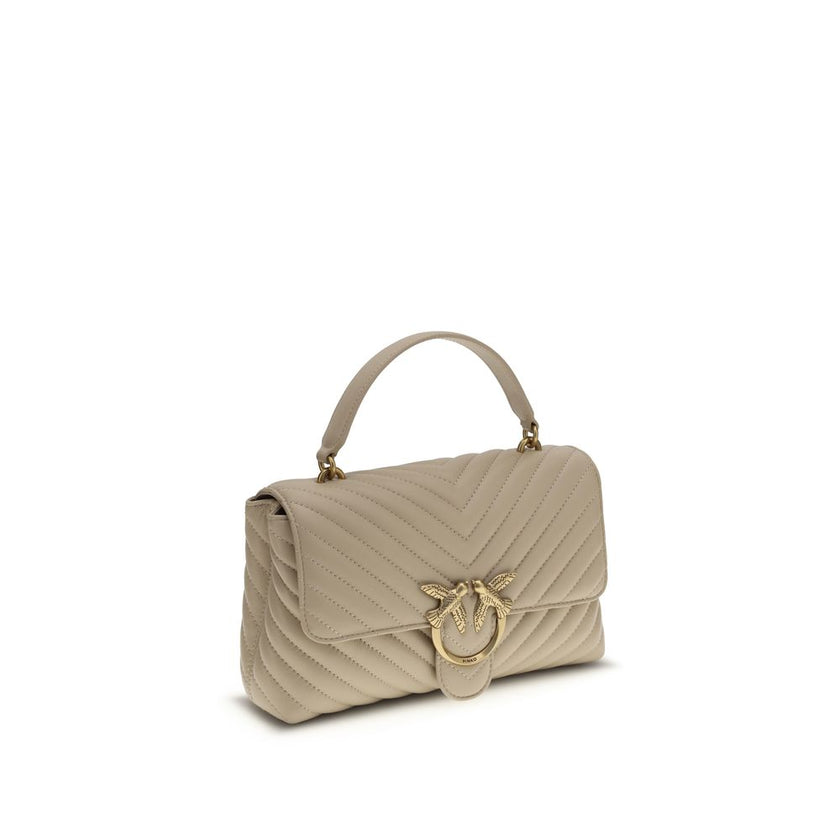 PINKO Beige Calf Leather Bos Taurus Wallet PINKO