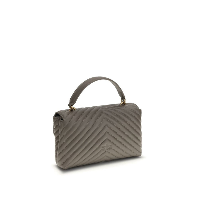 PINKO Gray Calf Leather Bos Taurus Wallet PINKO