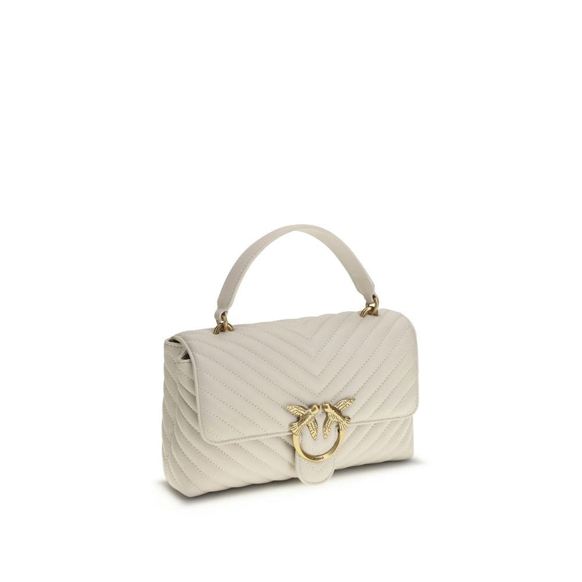 PINKO Cream Calf Leather Bos Taurus Wallet PINKO