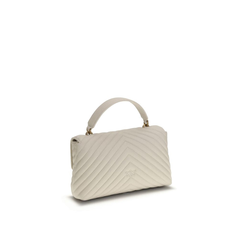 PINKO Cream Calf Leather Bos Taurus Wallet PINKO