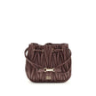 Miu Miu Matelassé nappa leather Pouch Miu Miu