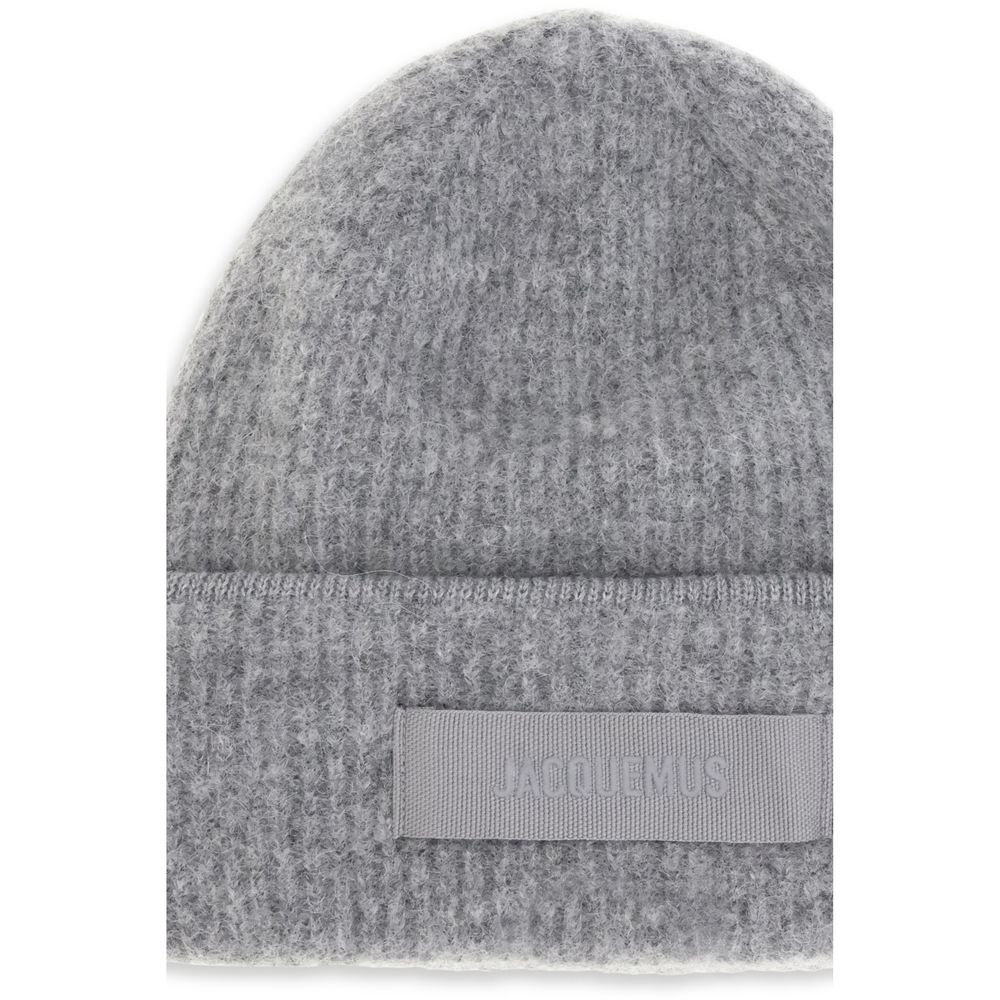 Jacquemus Gros Grain Ribbed Beanie Jacquemus