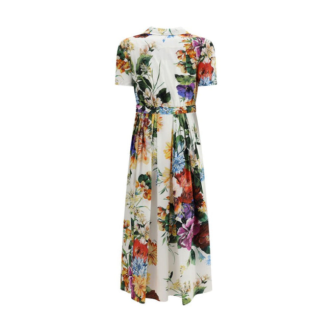 Dolce & Gabbana Flower bouquet print chemisier Dress Dolce & Gabbana