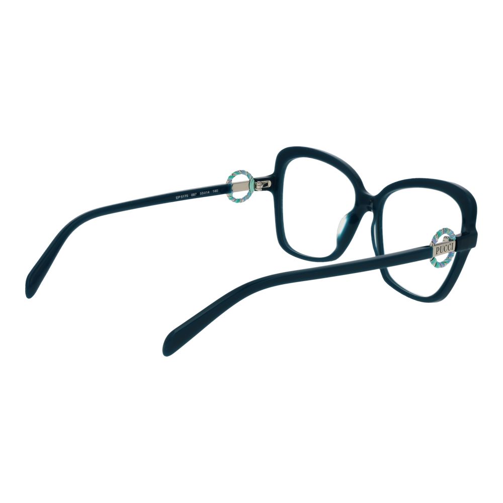Emilio Pucci Turquoise Women Glasses Frame Emilio Pucci