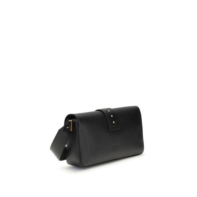 PINKO Black Calf Leather Bos Taurus Wallet PINKO