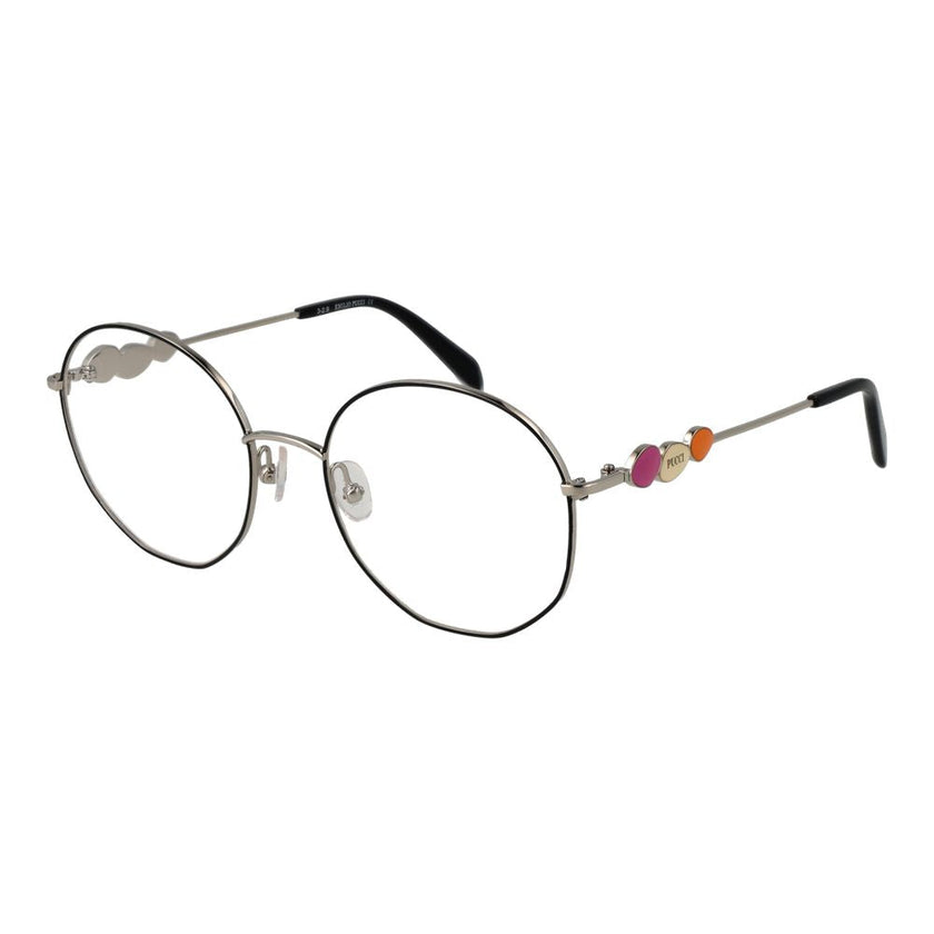 Emilio Pucci Black Metal Glasses (Frames) Emilio Pucci