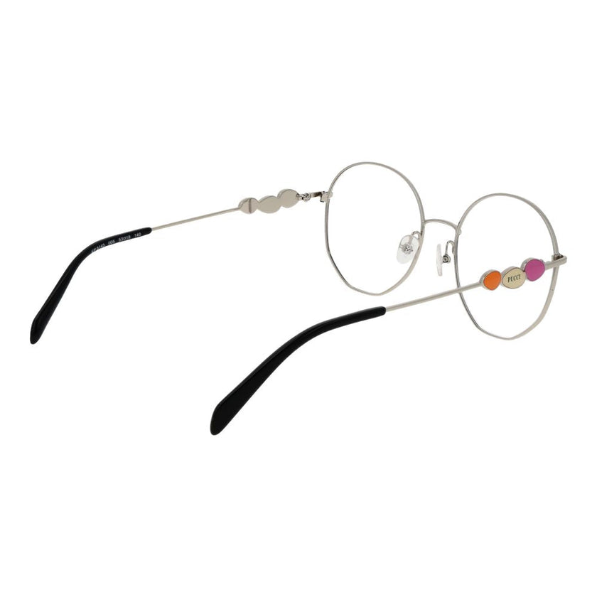 Emilio Pucci Black Metal Glasses (Frames) Emilio Pucci