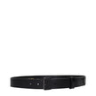 Max Mara Black Leather Regular Belts Max Mara