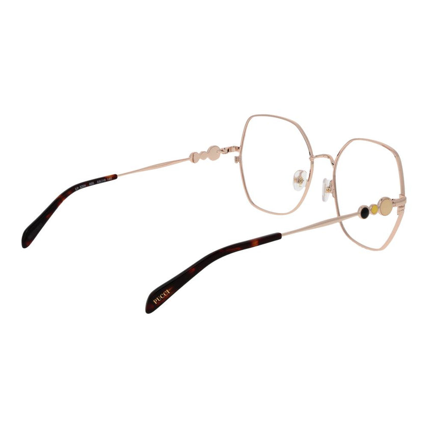 Emilio Pucci Black Metal Glasses (Frames) Emilio Pucci
