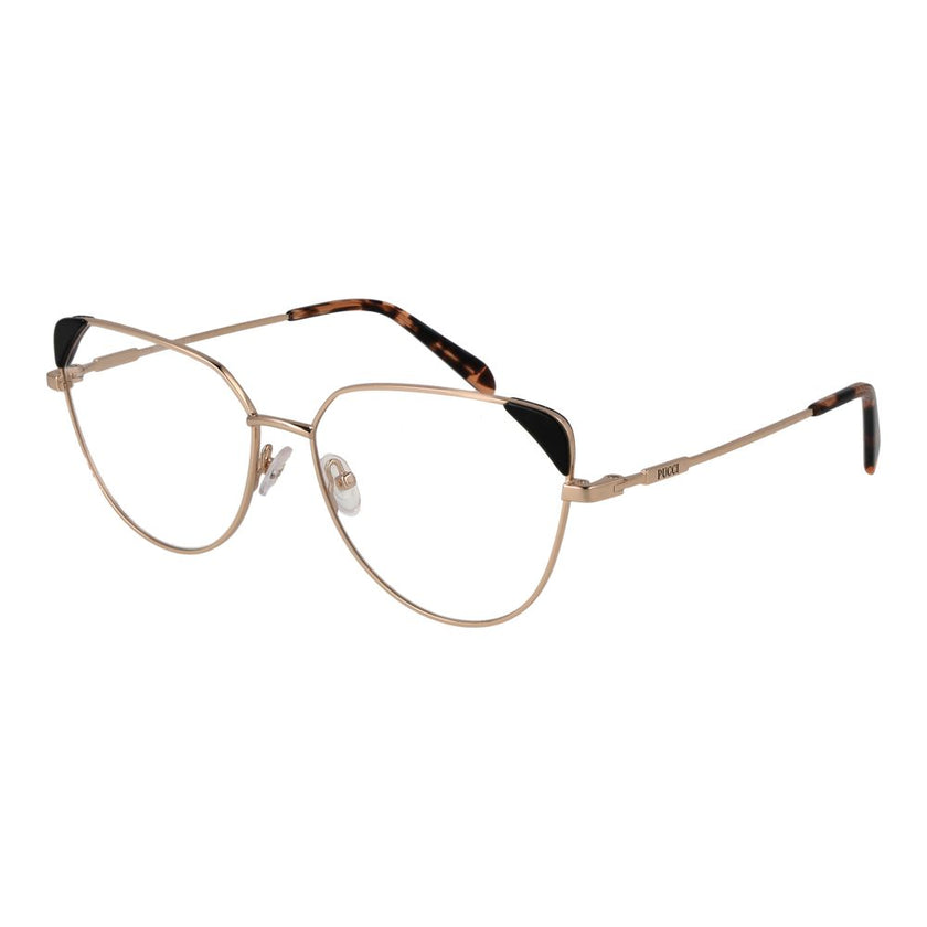 Emilio Pucci Gold Metal Glasses (Frames) Emilio Pucci