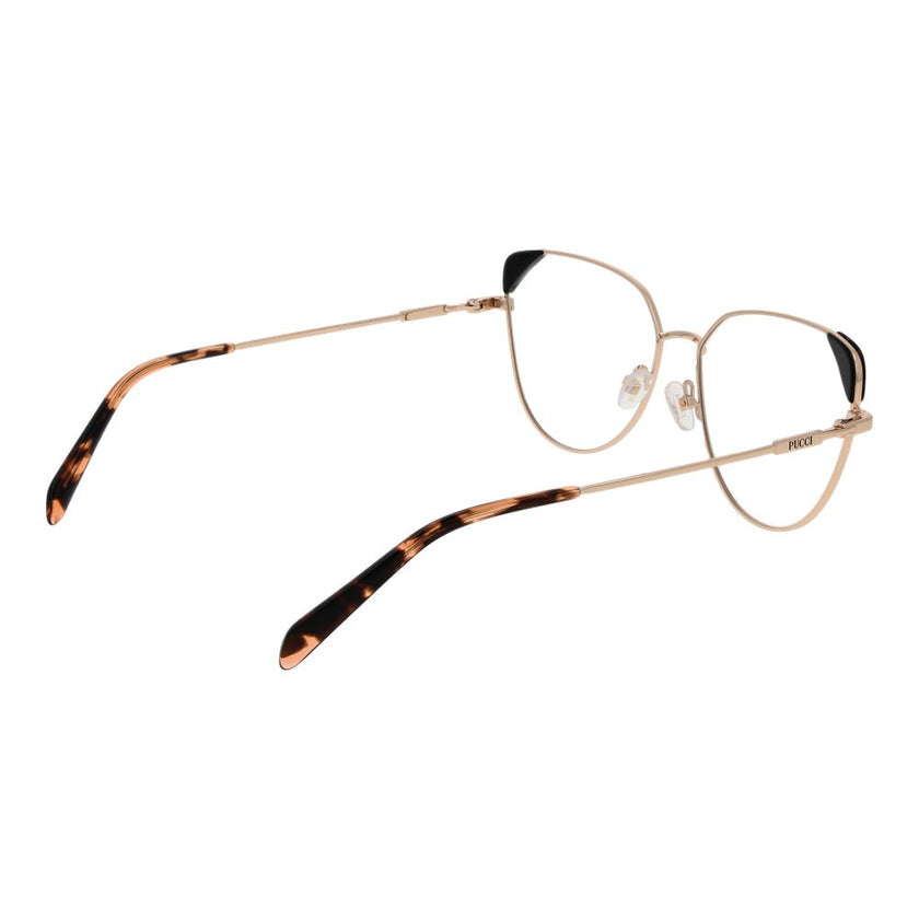 Emilio Pucci Gold Metal Glasses (Frames) Emilio Pucci
