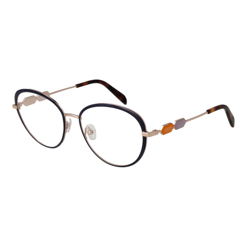 Emilio Pucci Blue Metal Glasses (Frames) Emilio Pucci