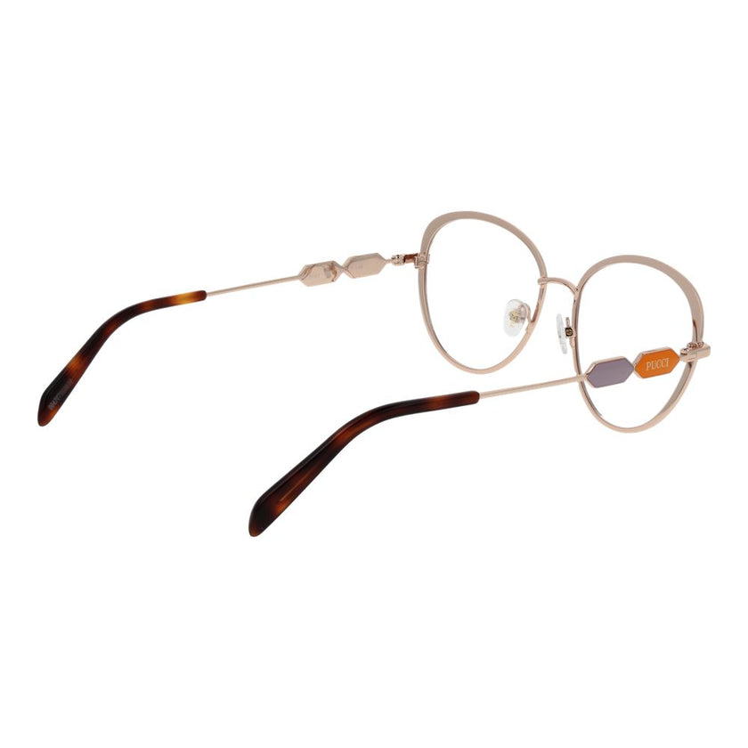 Emilio Pucci Blue Metal Glasses (Frames) Emilio Pucci