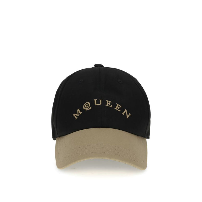 Alexander McQueen Black Cotton Cap (Baseball Hat) Alexander McQueen