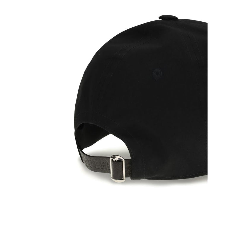 Alexander McQueen Black Cotton Cap (Baseball Hat) Alexander McQueen