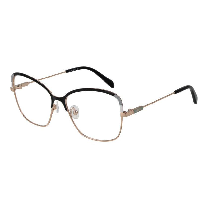 Emilio Pucci Black Metal Glasses (Frames) Emilio Pucci