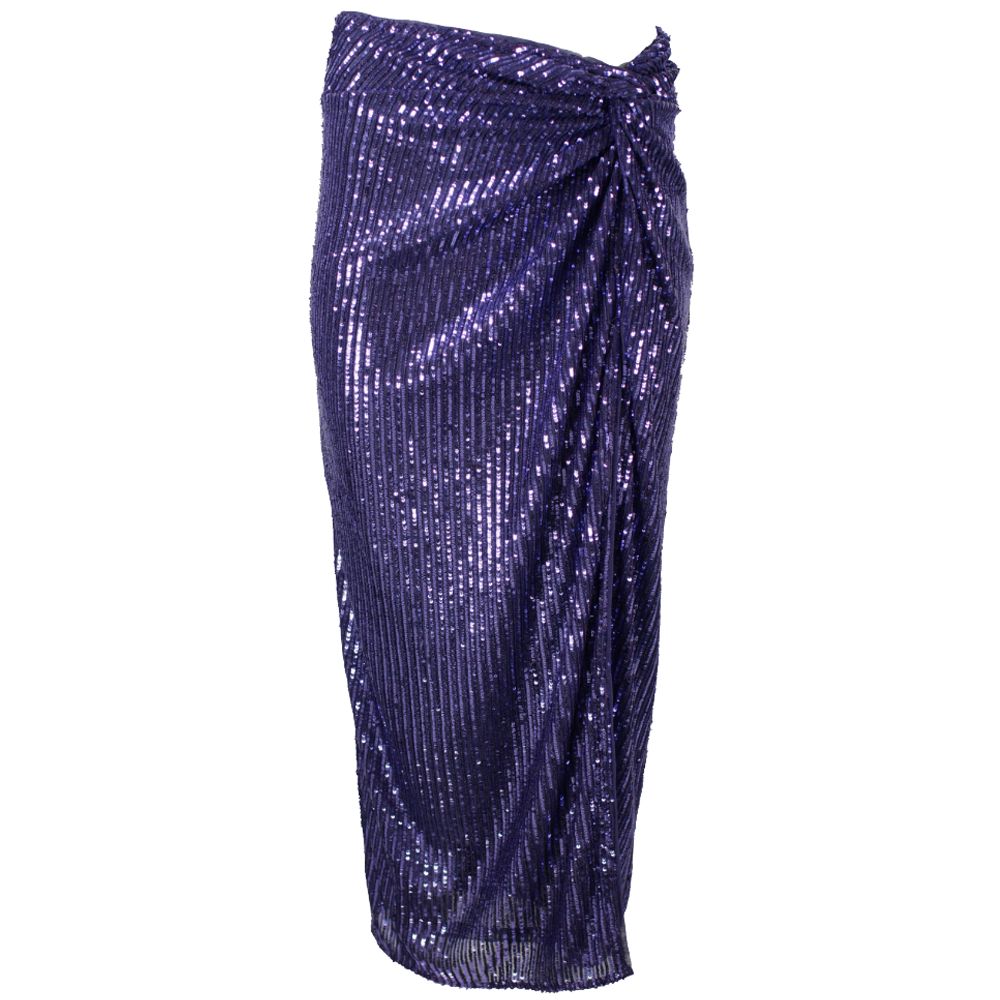 PINKO Purple Polyester Skirt PINKO