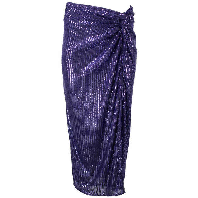 PINKO Purple Polyester Skirt PINKO