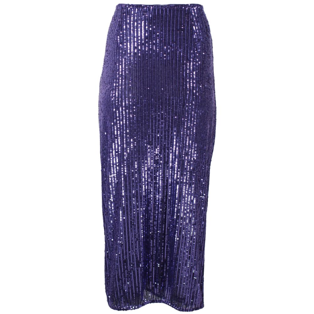 PINKO Purple Polyester Skirt PINKO