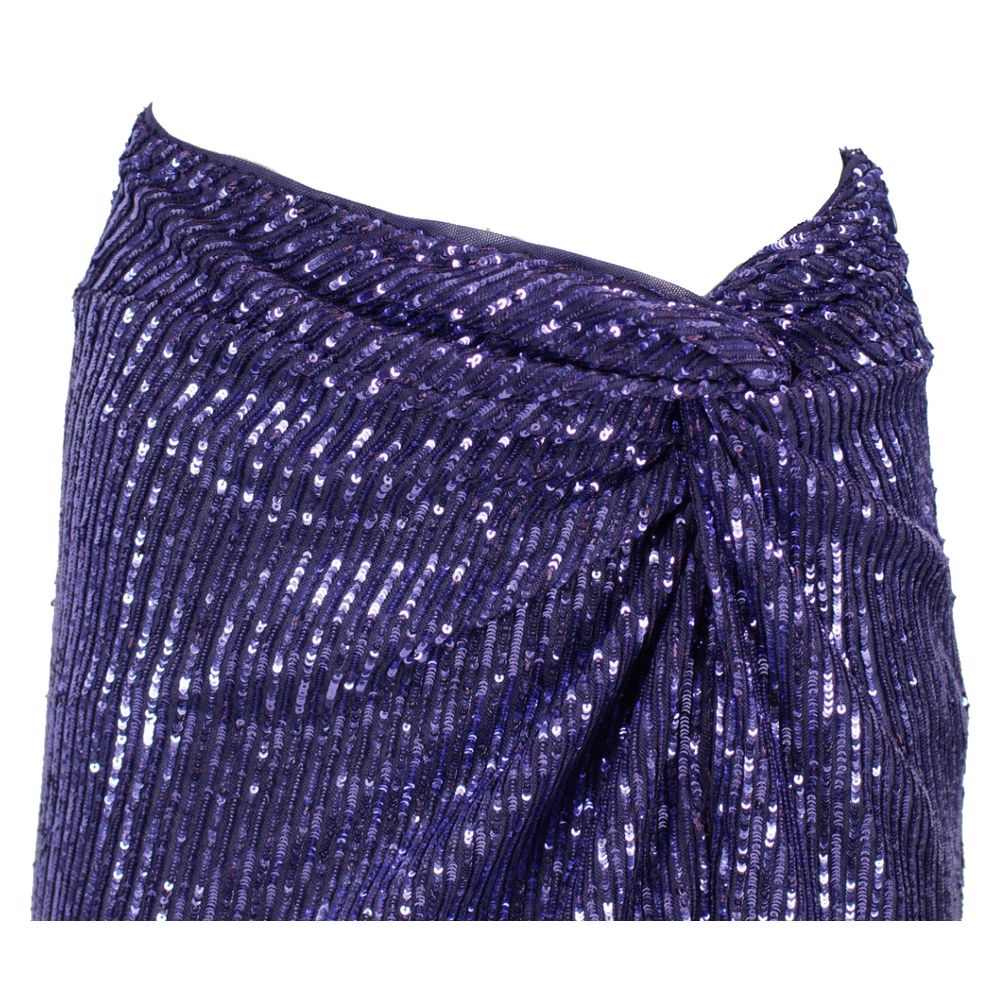 PINKO Purple Polyester Skirt PINKO