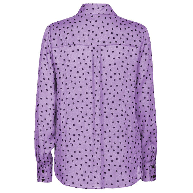 PINKO Purple Polyester Shirt PINKO
