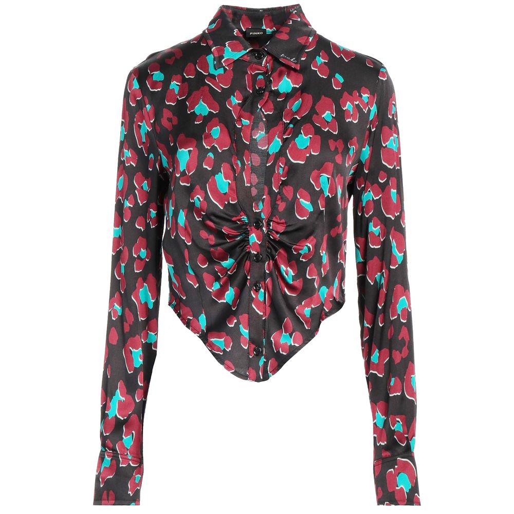 PINKO Black Viscose Shirt PINKO