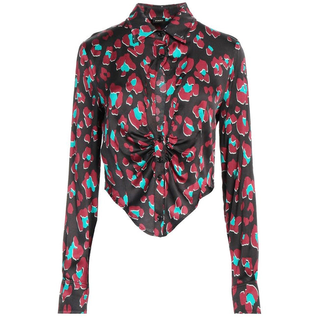 PINKO Black Viscose Shirt PINKO