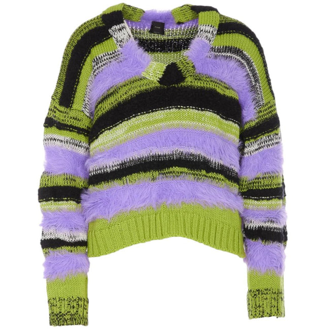 PINKO Purple Marabou Sweater PINKO