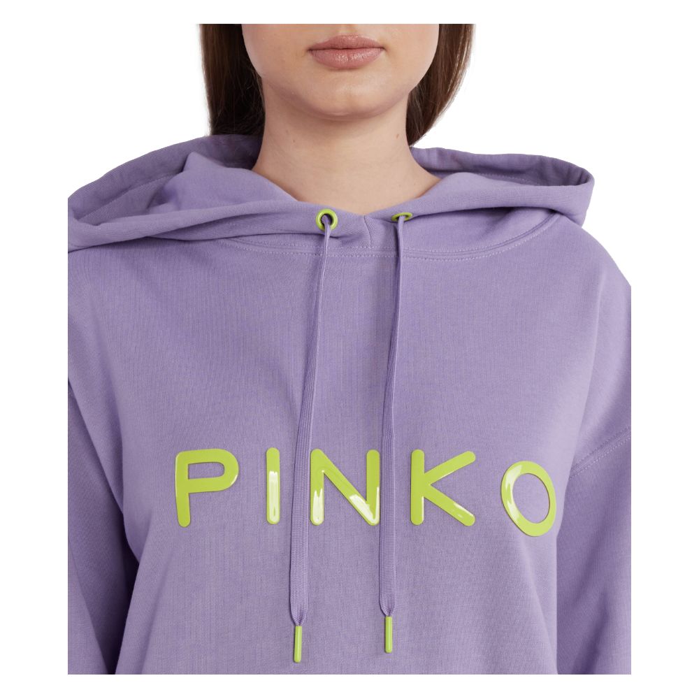 PINKO Purple Cotton Women Sweater PINKO