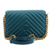 PINKO Blue Calfskin Women Crossbody Bag PINKO