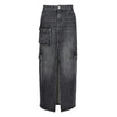 PINKO Black Cotton Skirt PINKO