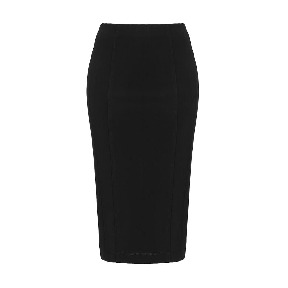 PINKO Black Viscose Skirt PINKO