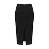 PINKO Black Viscose Skirt PINKO