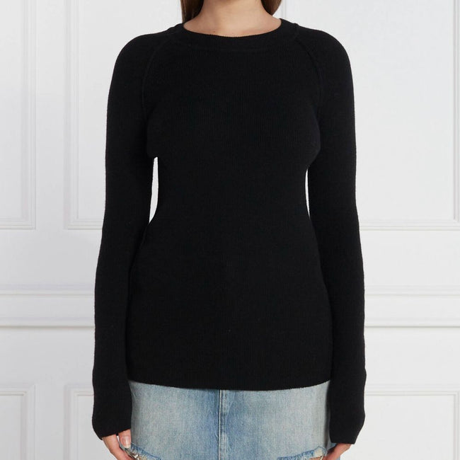 PINKO Black Wool Sweater PINKO