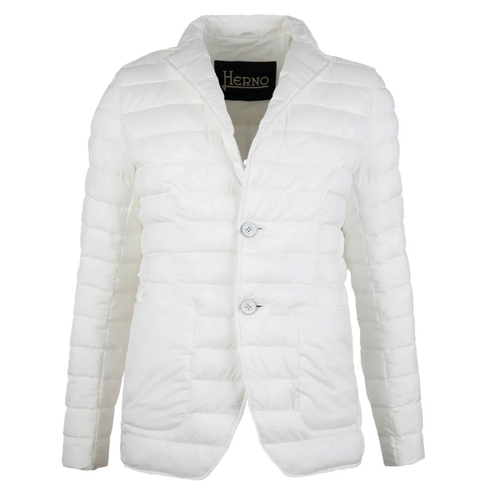 Herno White Polyamide Men Jacket Herno