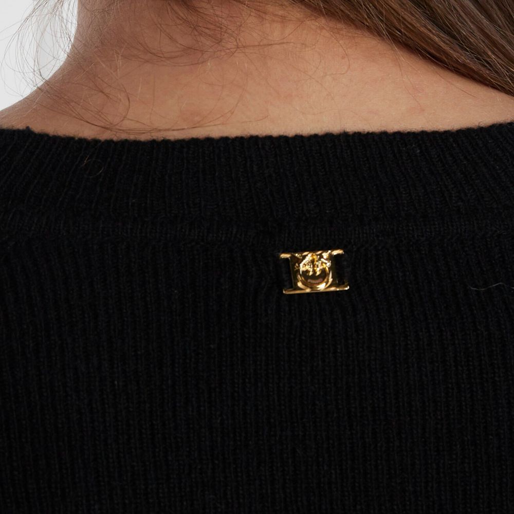 PINKO Black Wool Sweater PINKO