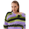 PINKO Purple Marabou Sweater PINKO