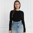 PINKO Black Wool Sweater PINKO